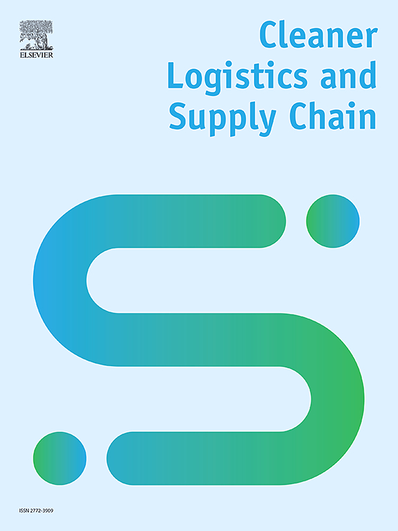 Go to journal home page - Cleaner Logistics and Supply Chain